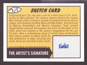 2012 Mars Attacks Heritage Artist Autograph Sketch Trading Card 1/1 Lee Kohse - TvMovieCards.com