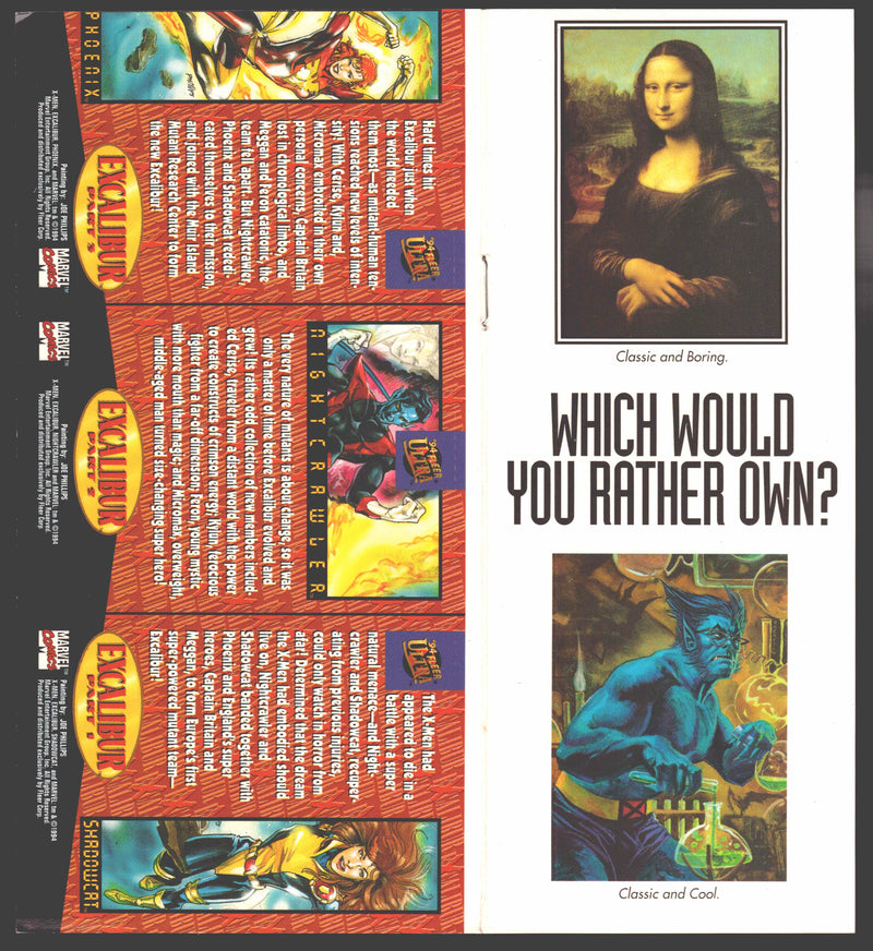 1994 Fleer Ultra X-Men Uncut Print Coupon Ultraprint & (3) X-Factor Promo Cards