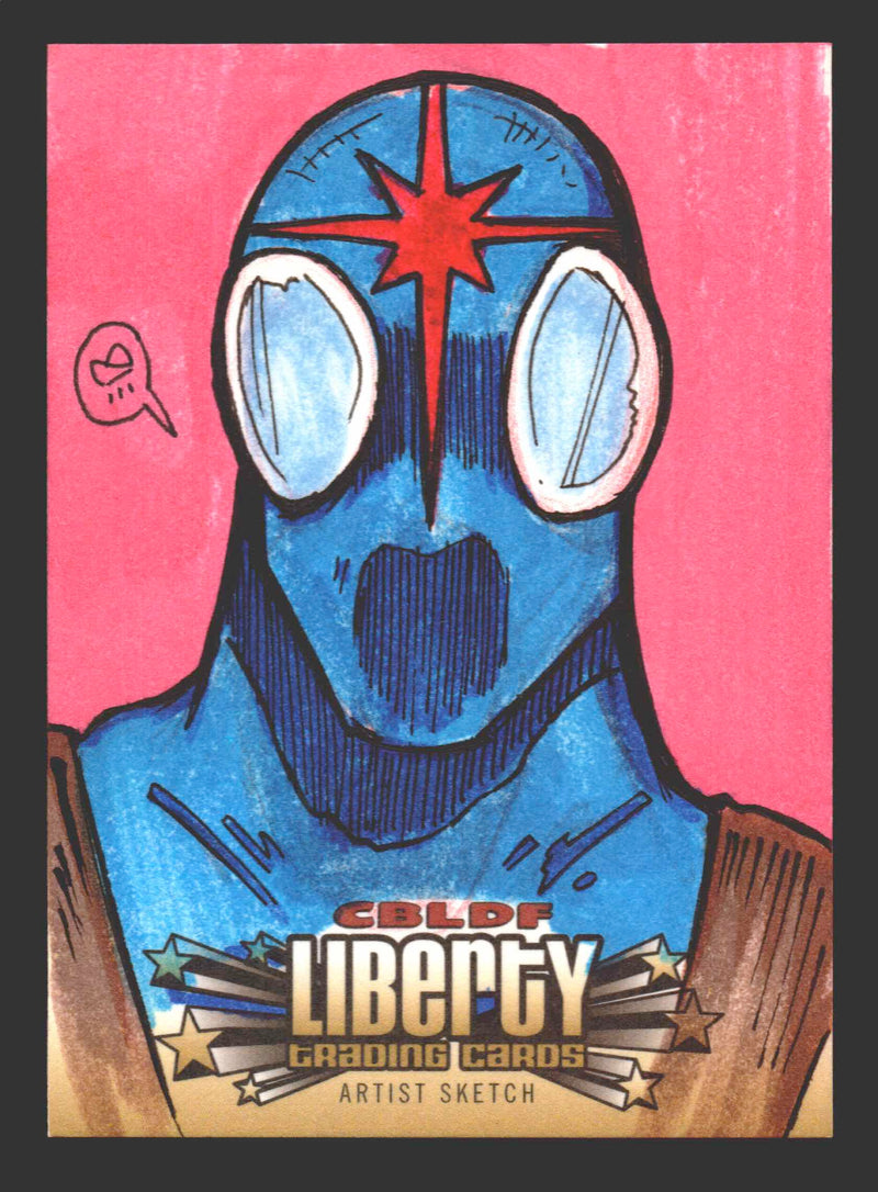 2011 CBLDF Comic Book Legal Defense Fund Liberty Artist Sketch Trading Card   - TvMovieCards.com