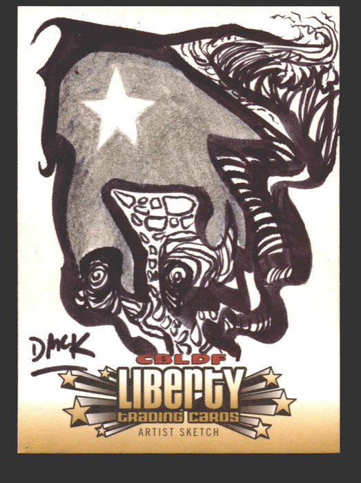 2011 CBLDF Comic Book Legal Defense Fund Liberty Artist Sketch Trading Card - TvMovieCards.com