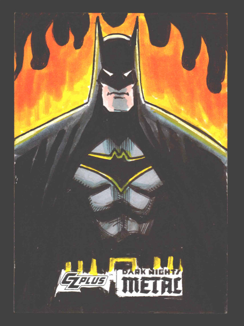 2024 CZX Dark Nights Metal Artist Sketch Trading Card by Lee Horton Batman
