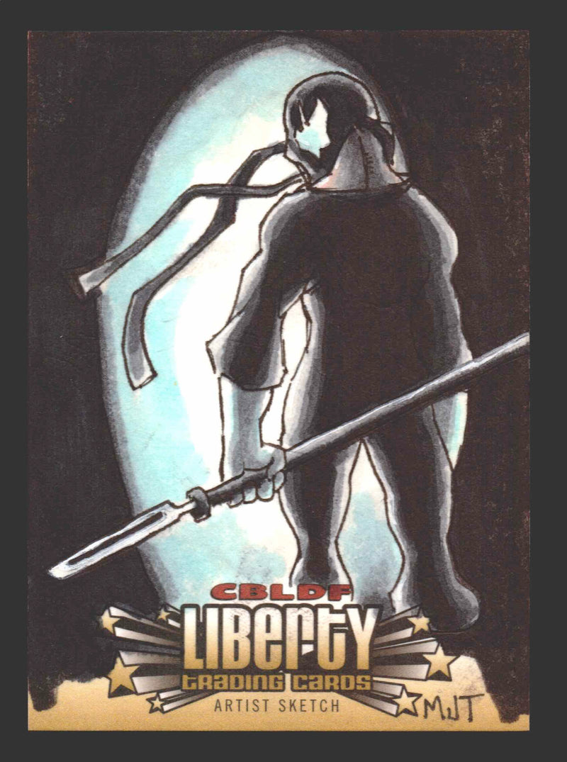 2011 Cryptozoic CBLDF Liberty Artist Sketch Trading Card by Mark Tannacore   - TvMovieCards.com