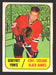 1967-68 Topps NHL Hockey #110 Geoffrey Powis RC Blackhawks VG/EX   - TvMovieCards.com