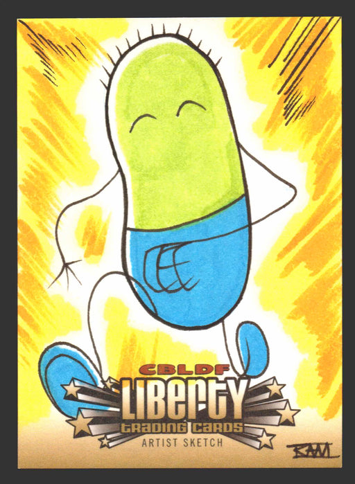 2011 CBLDF Comic Book Legal Defense Fund Liberty Artist Sketch Trading Card   - TvMovieCards.com