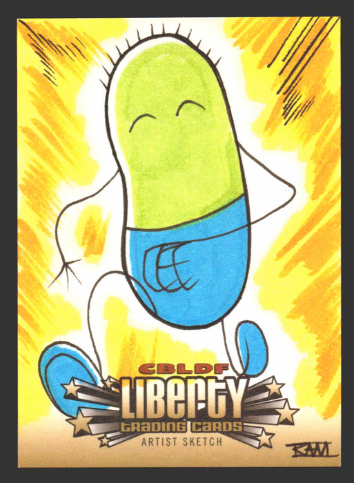 2011 CBLDF Comic Book Legal Defense Fund Liberty Artist Sketch Trading Card   - TvMovieCards.com