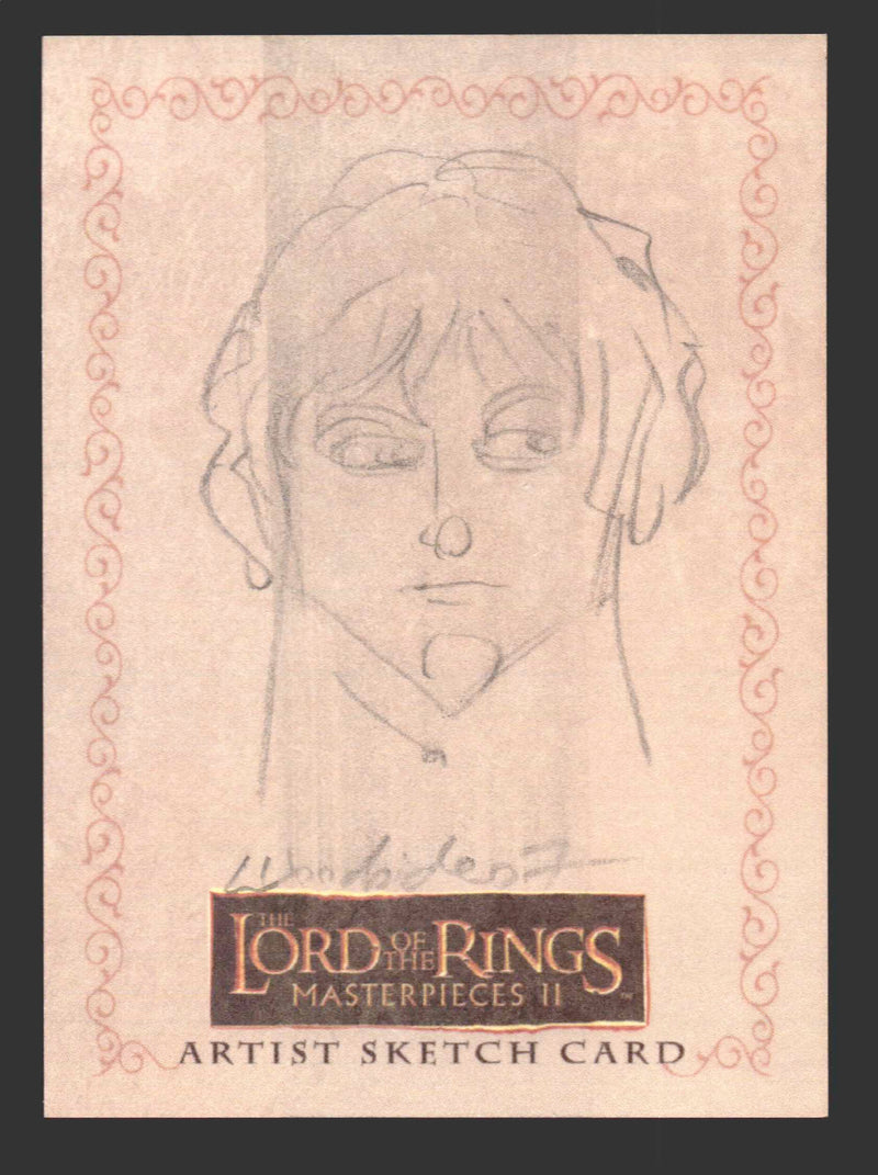 Lord of the Rings Masterpieces II Artist Sketch Trading Card by Brent Woodside - TvMovieCards.com