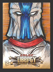 2011 CBLDF Comic Book Legal Defense Fund Liberty Artist Sketch Trading Card   - TvMovieCards.com