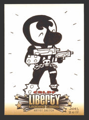 2011 Cryptozoic CBLDF Liberty Artist Sketch Card by Joel Carroll - TvMovieCards.com
