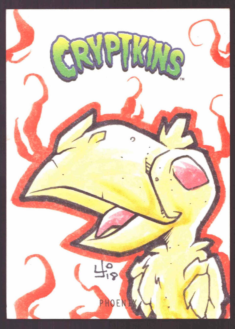 2018 Crypt kins Sketch Trading Card by Yonami Convention Exclusive Cryptozoic - TvMovieCards.com