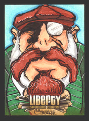 2011 Cryptozoic CBLDF Liberty Artist Sketch Trading Card by Chris Thorne   - TvMovieCards.com