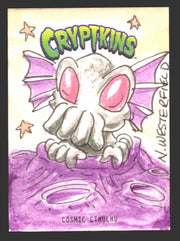 2018 Crypt kins Sketch Trading Card by Niall Westerfield Convention Exclusive - TvMovieCards.com