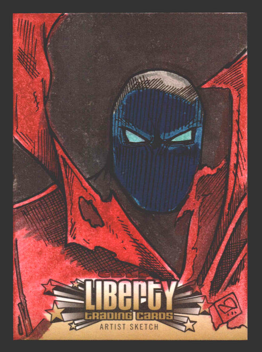2011 CBLDF Comic Book Legal Defense Fund Liberty Artist Sketch Trading Card - TvMovieCards.com