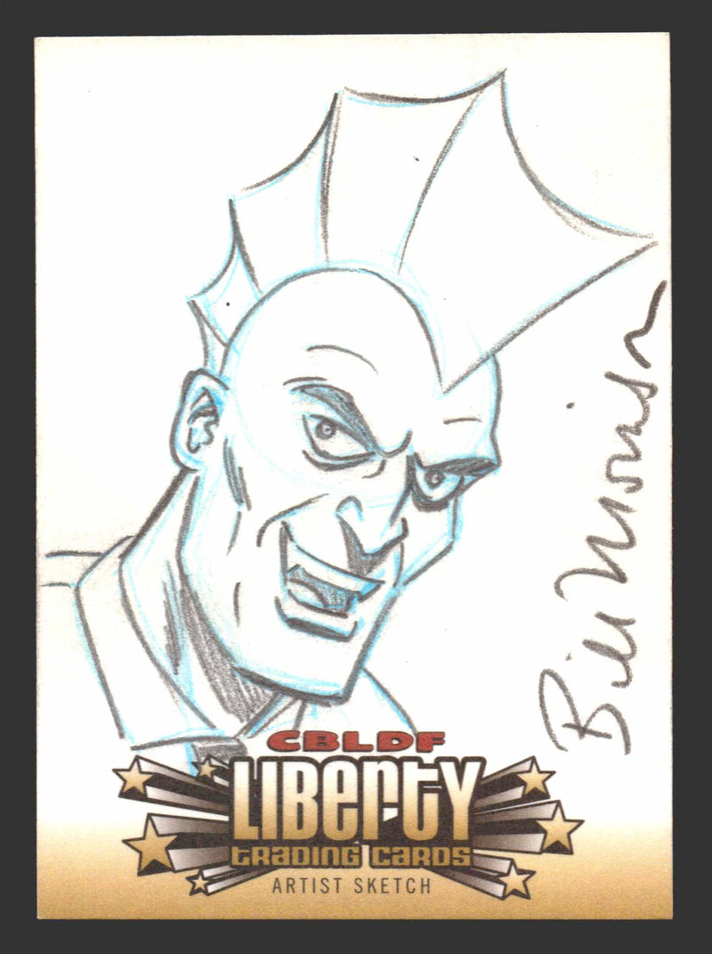 2011 CBLDF Liberty Artist Sketch Trading Card The Mask by Bill Morrison Simpsons - TvMovieCards.com