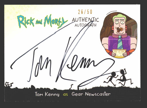 2019 Rick and Morty Season 2 TK-GN Tom Kenny as Gear Newscaster Autograph Card   - TvMovieCards.com