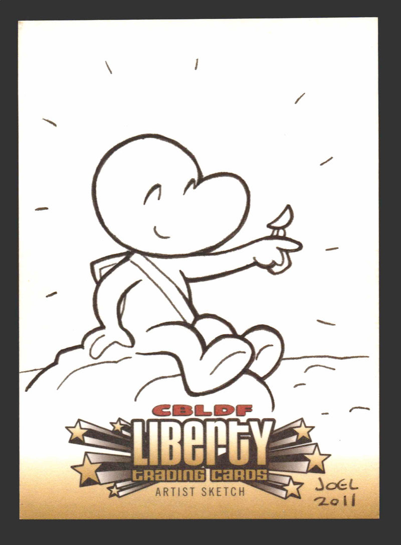 2011 Cryptozoic CBLDF Liberty Artist Sketch Card by Joel Carroll - TvMovieCards.com