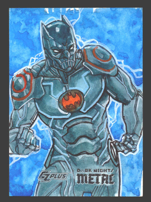 2024 CZX Dark Nights Metal Artist Sketch Trading Card Leon Braojos