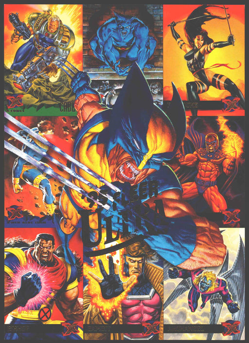 '95 Fleer Ultra X-Men Uncut 9 Card Panel Promo Sheet Fleer Trading Cards   - TvMovieCards.com