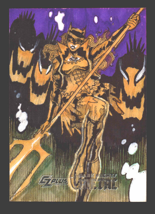 2024 CZX Dark Nights Metal Artist Sketch Trading Card by MJ Gallardo - TvMovieCards.com