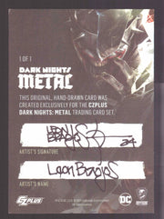 2024 CZX Dark Nights Metal Artist Sketch Trading Card Leon Braojos - TvMovieCards.com