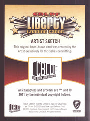 2011 CBLDF Liberty Artist Sketch Trading Card The Mask by Bill Morrison Simpsons - TvMovieCards.com