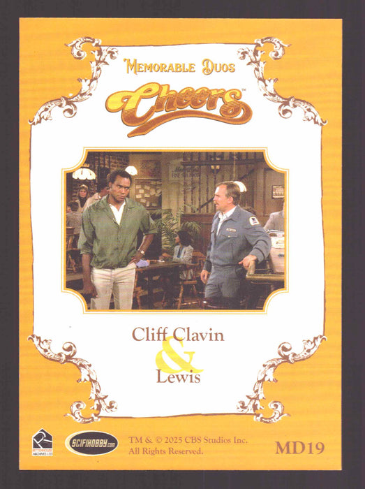 2025 Cheers Premier Memorable Duos MD19 Cliff Clavin & Lewis Rewards Exc Card - TvMovieCards.com