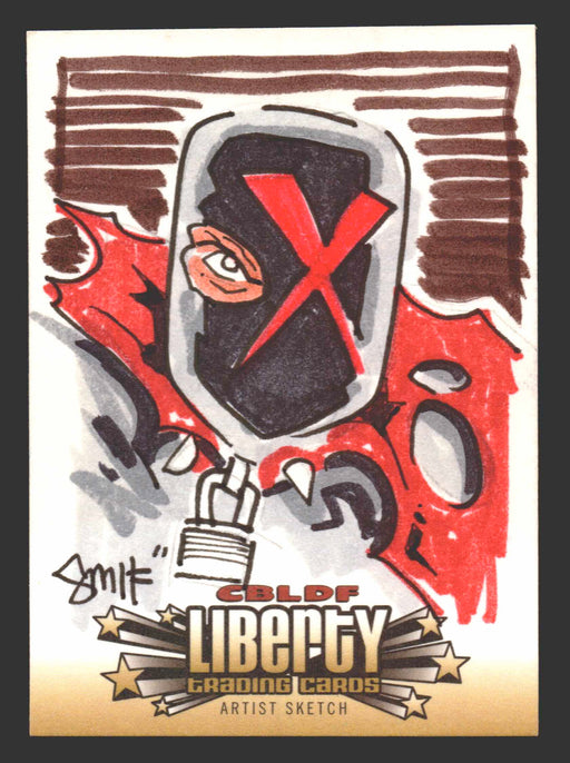 2011 Cryptozoic CBLDF Liberty Artist Sketch Trading Card by Dan Smith - TvMovieCards.com