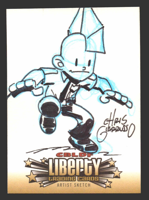 2011 Cryptozoic CBLDF Liberty Artist Sketch Trading Card by Chris Giarrusso - TvMovieCards.com