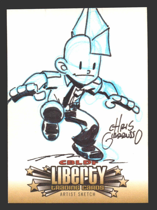 2011 Cryptozoic CBLDF Liberty Artist Sketch Trading Card by Chris Giarrusso - TvMovieCards.com