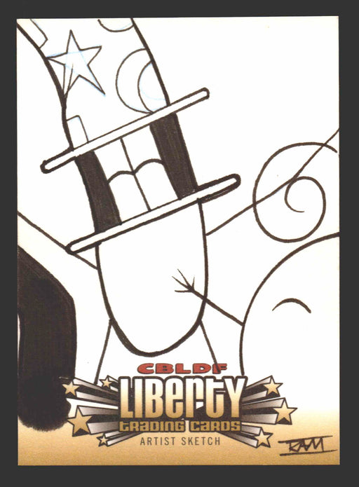 2011 CBLDF Comic Book Legal Defense Fund Liberty Artist Sketch Trading Card   - TvMovieCards.com