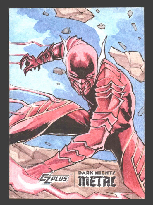 2024 CZX Dark Nights Metal Artist Sketch Trading Card Cholo Ombria