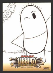 2011 CBLDF Comic Book Legal Defense Fund Liberty Artist Sketch Trading Card   - TvMovieCards.com