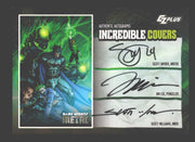 2024 CZX Dark Nights Metal Triple Autograph Card Scott Synder / Jim Lee / Willia - TvMovieCards.com