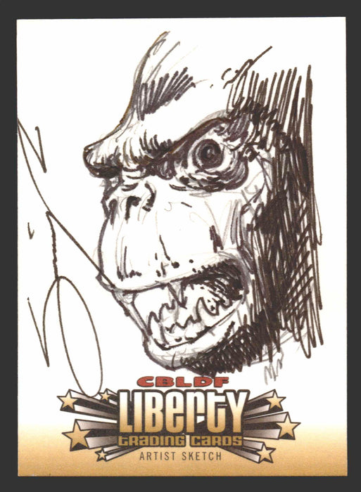 2011 CBLDF Comic Book Legal Defense Fund Liberty Artist Sketch Trading Card   - TvMovieCards.com