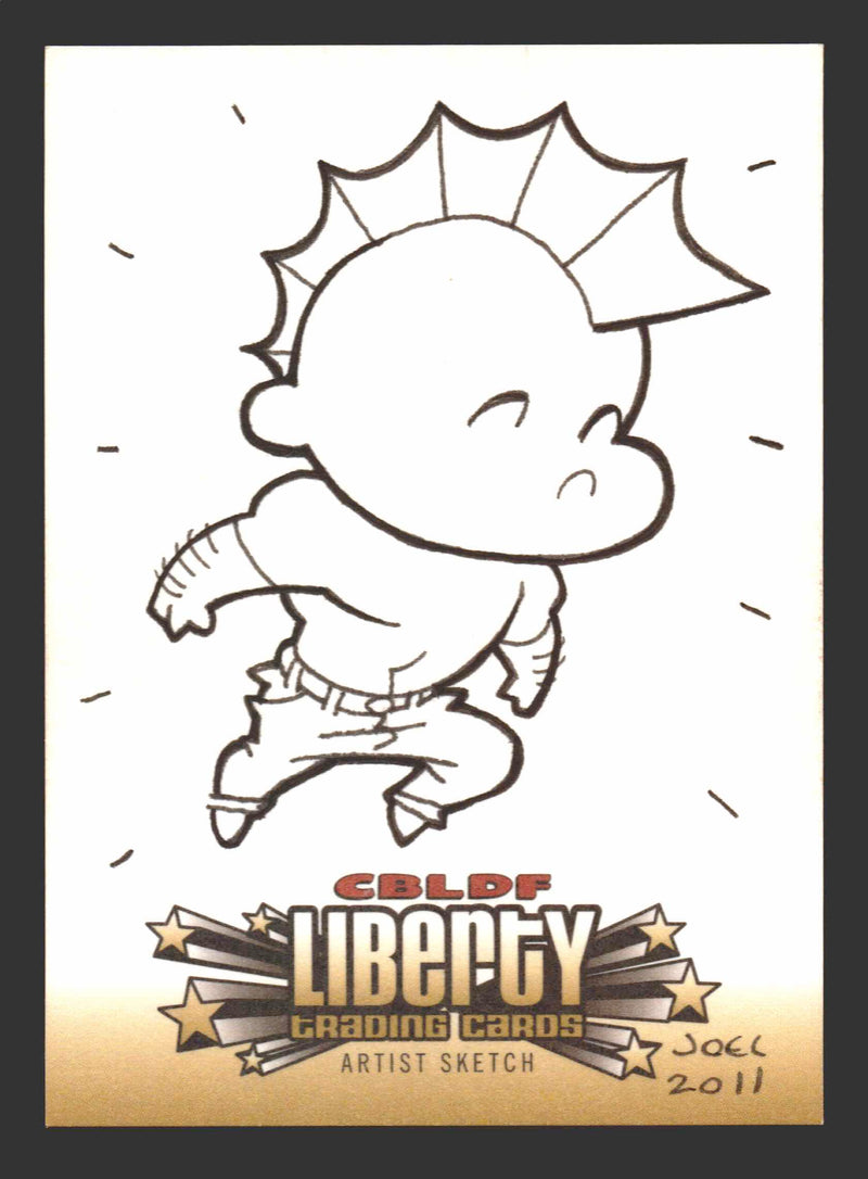2011 Cryptozoic CBLDF Liberty Artist Sketch Card by Joel Carroll   - TvMovieCards.com