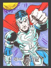 2024 CZX Dark Nights Metal Artist Sketch Trading Card by Louis Womble - TvMovieCards.com