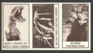 1963 Monster Laffs Midgees Trading Card Panel of 3 Cards #46 #108 #22 - TvMovieCards.com