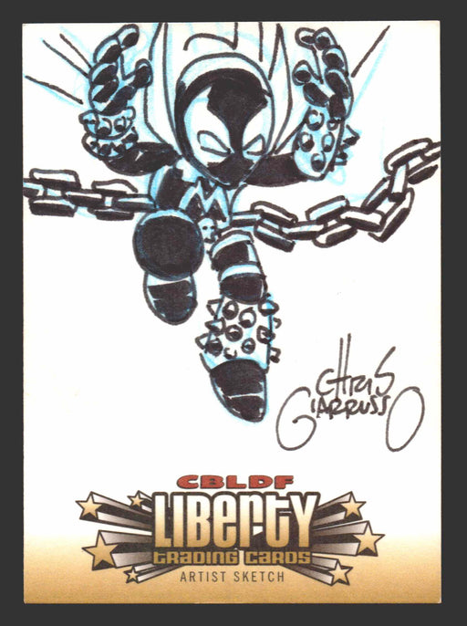 2011 Cryptozoic CBLDF Liberty Artist Sketch Trading Card by Chris Giarrusso - TvMovieCards.com