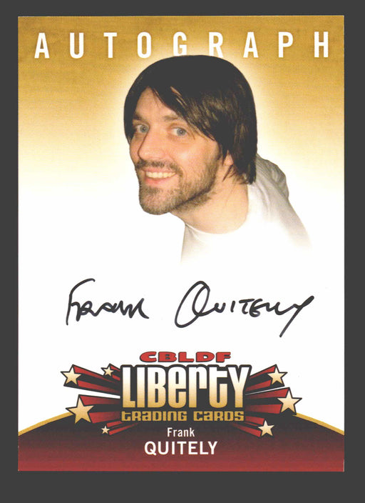 2011 Cryptozoic CBLDF Liberty Artist Frank Quitely Autograph Card - TvMovieCards.com