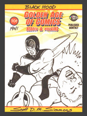 Golden Age of Comics Heroes & Villains Artist Sketch Card Breygent Scott D.M. Si - TvMovieCards.com