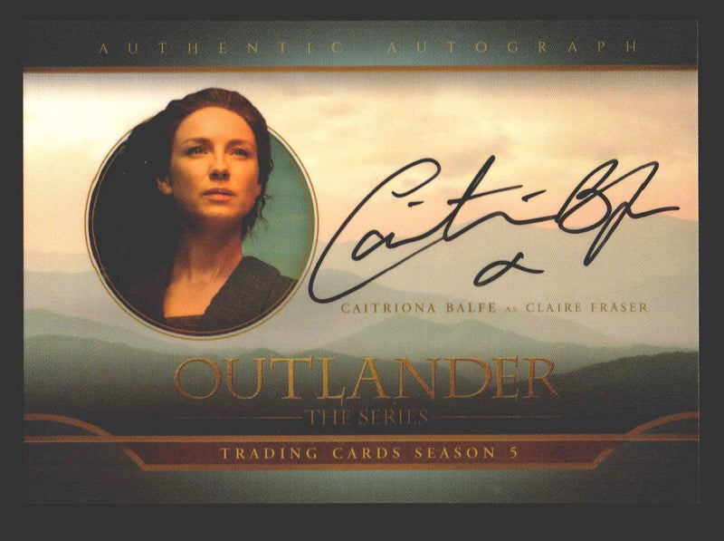Outlander Season 5 Caitriona Balfe as Claire Fraser CB3 Autograph Card - TvMovieCards.com
