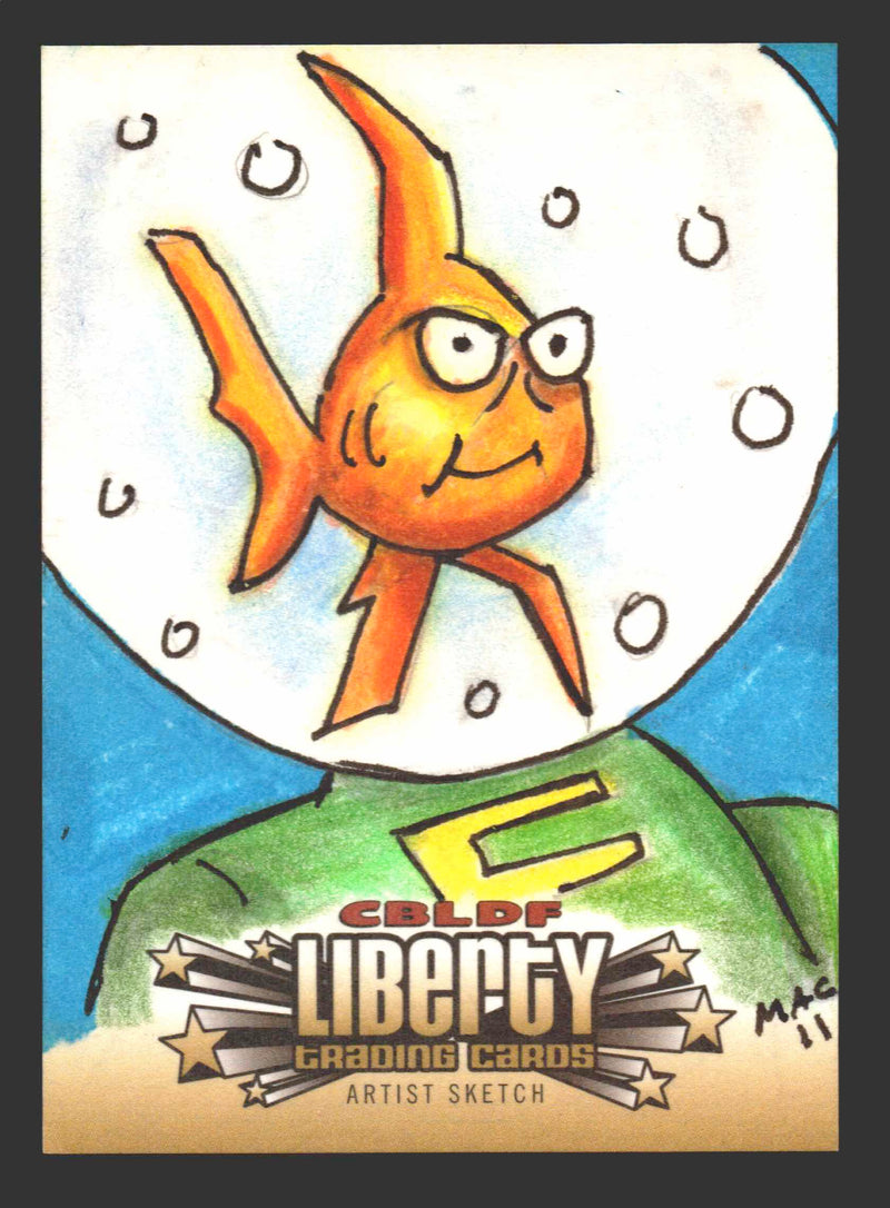 2011 Cryptozoic CBLDF Liberty Artist Sketch Trading Card by Mickey Clausen   - TvMovieCards.com