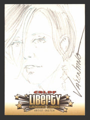 2011 Cryptozoic CBLDF Liberty Artist Sketch Card by Valentino - TvMovieCards.com