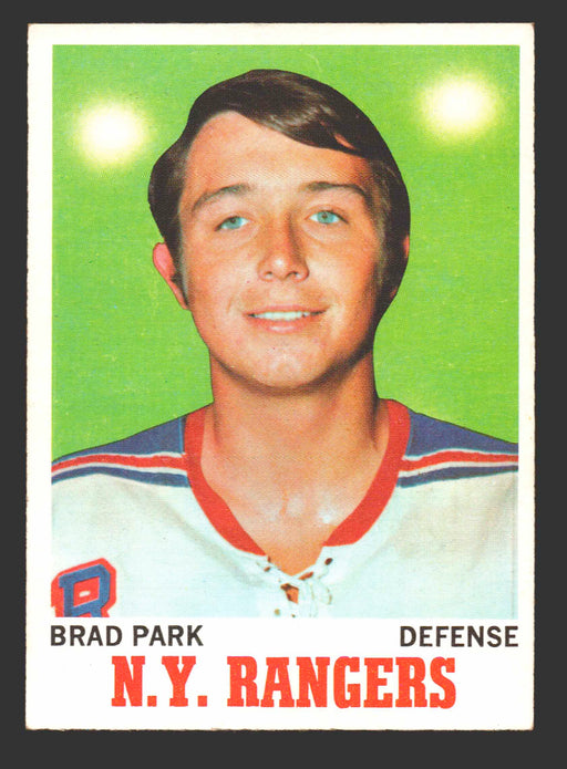 1970-71 Topps NHL Hockey #67 Brad Park NY Rangers Trading Card VG/EX   - TvMovieCards.com