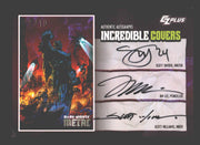 2024 CZX Dark Nights Metal Triple Autograph Card Scott Synder / Jim Lee / Willia - TvMovieCards.com