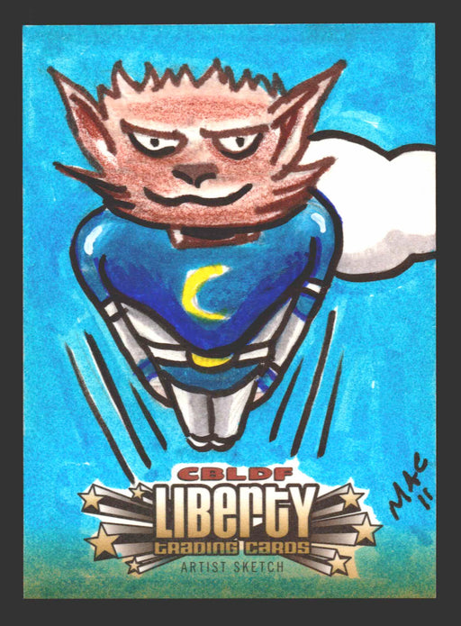 2011 Cryptozoic CBLDF Liberty Artist Sketch Trading Card by Mickey Clausen MAC   - TvMovieCards.com