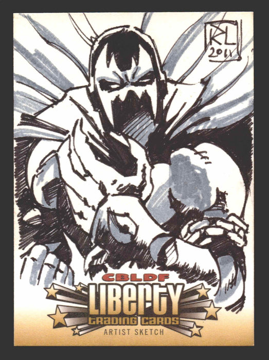 2011 Cryptozoic CBLDF Liberty Artist Sketch Trading Card by Ross Leach - TvMovieCards.com