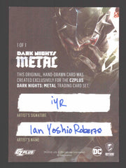 2024 CZX Dark Nights Metal Artist Sketch Trading Card by Ian Yoshio Roberts - TvMovieCards.com