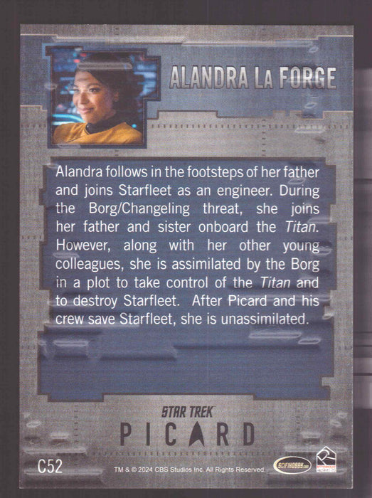 2024 Picard Seasons 2 & 3 Character Card C52 Alandra La Forge Rewards Exc Card - TvMovieCards.com