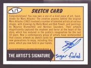 2012 Mars Attacks Heritage Artist Autograph Sketch Trading Card 1/1 Michael Bank - TvMovieCards.com