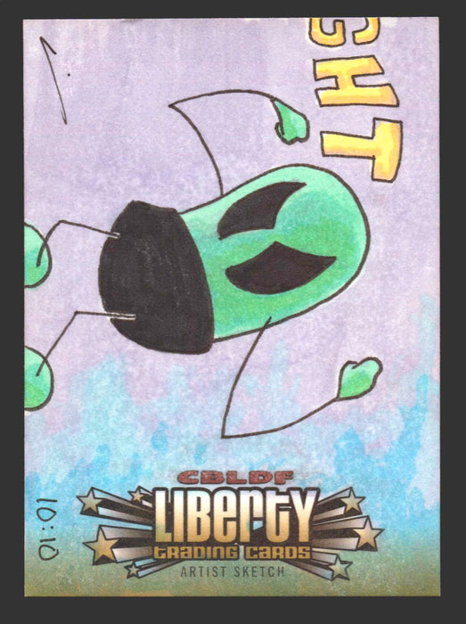 2011 CBLDF Comic Book Legal Defense Fund Liberty Artist Sketch Trading Card - TvMovieCards.com